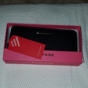 Rampage Black Textured Wallet